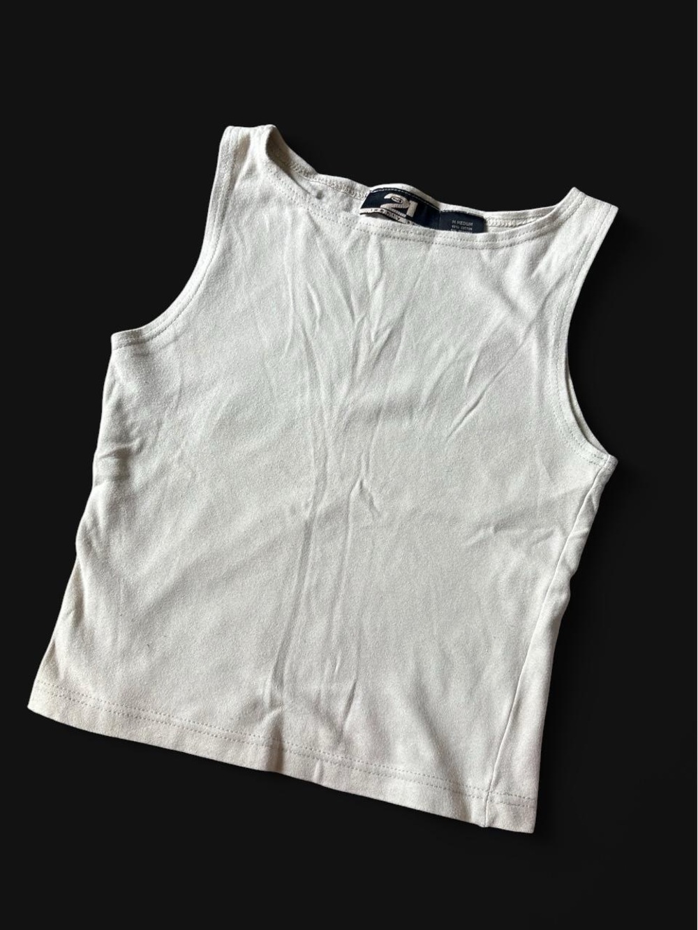 Y2K nude rue 21 tank